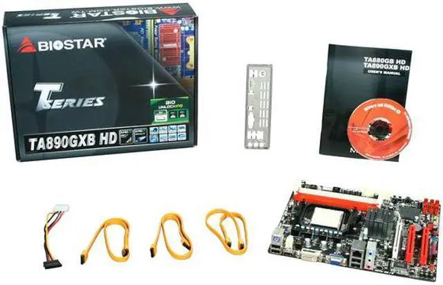 Alt view image 5 of 5 - BIOSTAR TA890GXB HD AM3 AMD 890GX HDMI Micro ATX AMD Motherboard