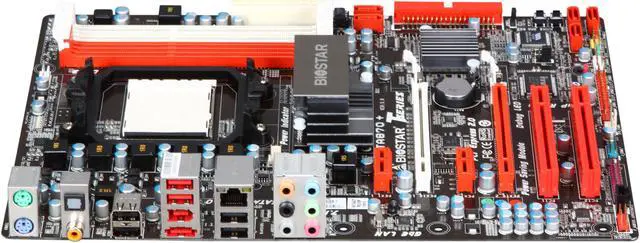 Alt view image 2 of 5 - BIOSTAR TA870+ AM3 AMD 870 ATX AMD Motherboard