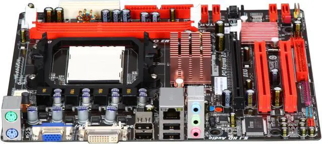 Alt view image 2 of 5 - BIOSTAR A780L3G AM3 AMD 760G Micro ATX AMD Motherboard