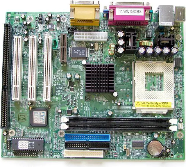 Alt view image 2 of 4 - BIOSTAR M7VKQ 462(A) VIA VT8361 Micro ATX AMD Motherboard