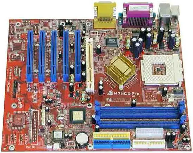 Alt view image 2 of 4 - BIOSTAR M7NCD PRO 462(A) NVIDIA nForce2 Ultra 400 ATX AMD Motherboard