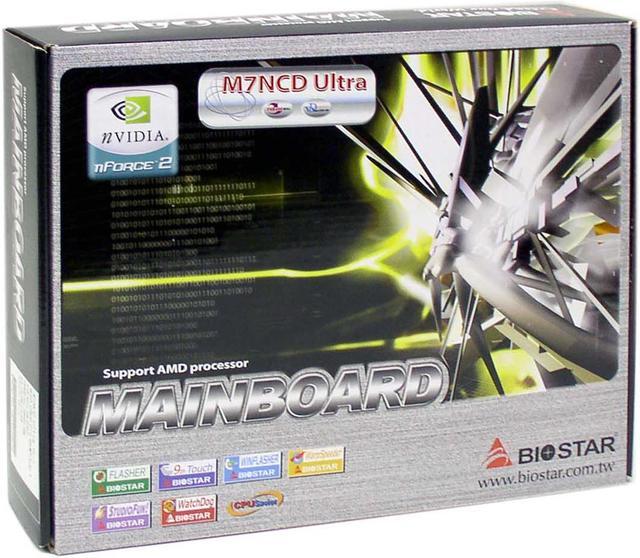 Alt view image 4 of 4 - BIOSTAR M7NCD ULTRA 462(A) NVIDIA nForce2 Ultra 400 ATX AMD Motherboard