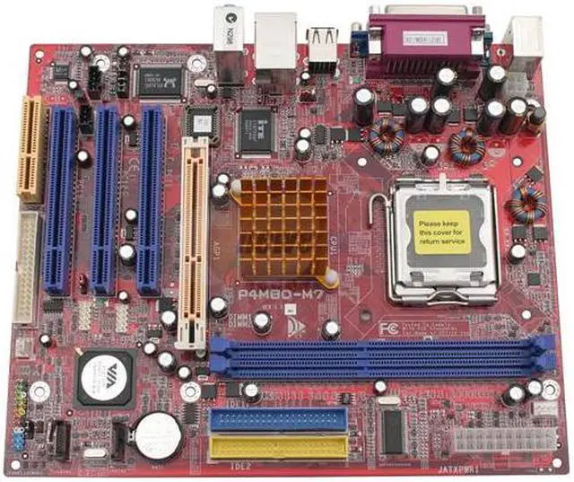 Alt view image 2 of 4 - BIOSTAR P4M80-M7 LGA 775 VIA P4M800 Micro ATX Intel Motherboard