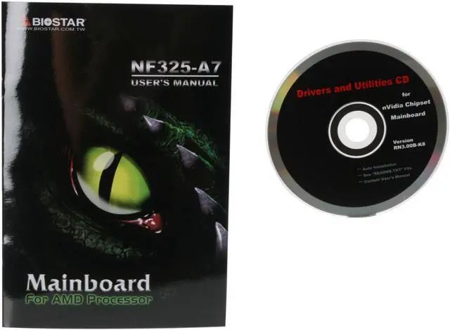 Alt view image 5 of 7 - BIOSTAR NF325-A7 754 NVIDIA nForce3 250 ATX AMD Motherboard