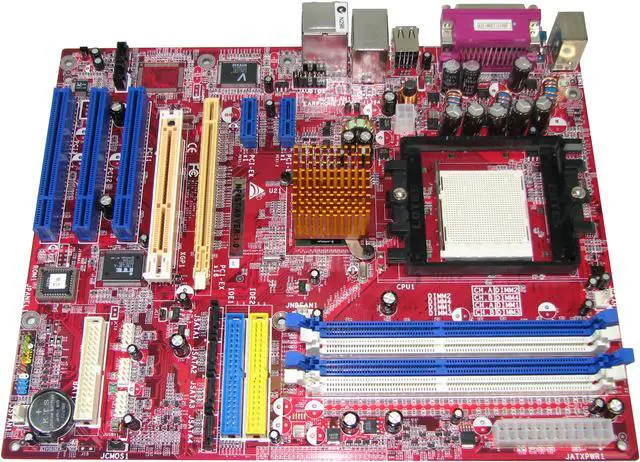 Alt view image 3 of 5 - BIOSTAR NF4ST-A9 939 NVIDIA nForce4 ATX AMD Motherboard