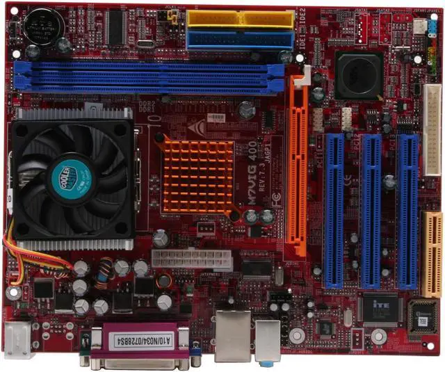 Alt view image 2 of 4 - BIOSTAR M7VIG 400-COMBO19 AMD Athlon XP Mobile 2600+ A (462) VIA KM266Pro Micro ATX