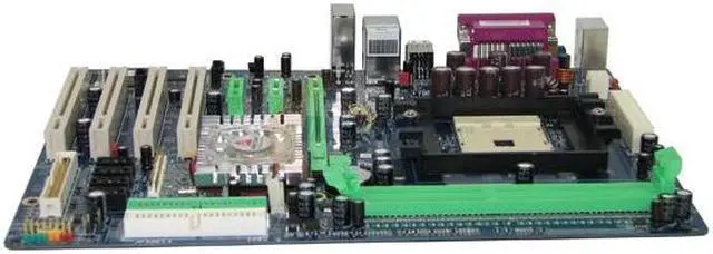 Alt view image 2 of 3 - BIOSTAR NF4 4X-A7 754 NVIDIA nForce4 4X ATX AMD Motherboard