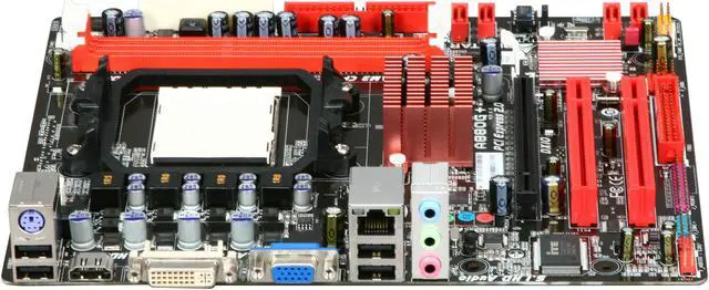 Alt view image 2 of 5 - BIOSTAR A880G+ AM3 AMD 880G HDMI Micro ATX AMD Motherboard
