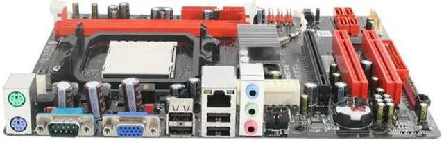 Alt view image 2 of 5 - BIOSTAR N68S+ AM3/AM2+ NVIDIA MCP68S Micro ATX AMD Motherboard