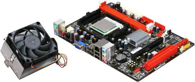 Main image of BIOSTAR COMBO6S1250 AMD Sempron LE-1250 @ 2.2GHz AM2+ NVIDIA GeForce 7025 Micro ATX Motherboard / CPU Combo