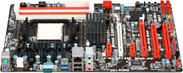 Alt view image 2 of 5 - BIOSTAR TA870U3+ AM3 AMD 870 USB 3.0 ATX AMD Motherboard
