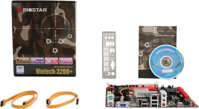 Alt view image 5 of 5 - BIOSTAR VIOTECH 3200+ VIA C7-D 1.8 GHz VIA VX900 Micro ATX Motherboard / CPU Combo