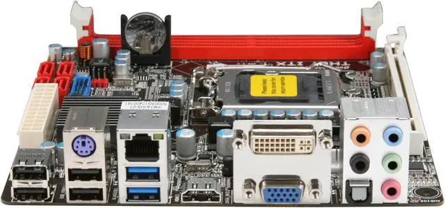 Alt view image 2 of 5 - BIOSTAR TH61 ITX LGA 1155 Intel H61 HDMI USB 3.0 Mini ITX Intel Motherboard with UEFI BIOS