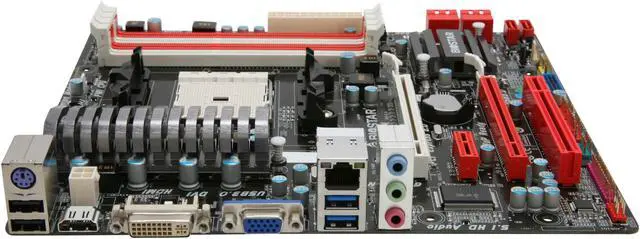 Alt view image 2 of 5 - BIOSTAR TA75M FM1 AMD A75 (Hudson D3) USB 3.0 HDMI Micro ATX AMD Motherboard