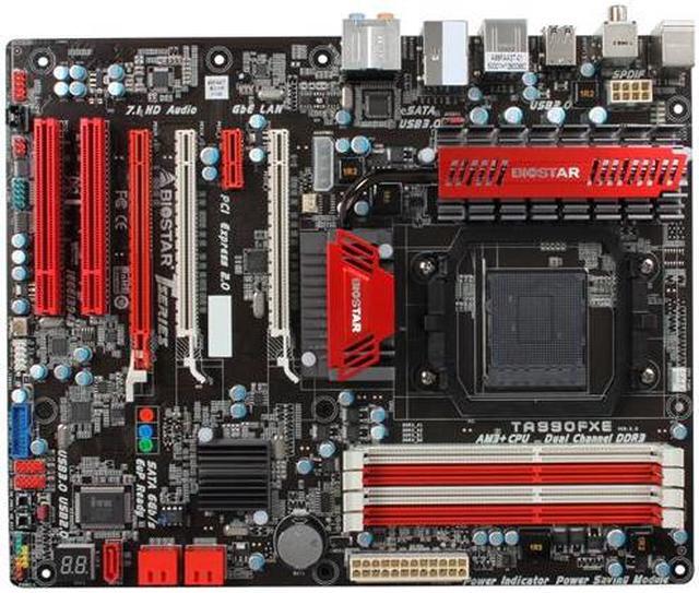 Alt view image 3 of 5 - BIOSTAR TA990FXE AM3+ AMD 990FX + SB950 USB 3.0 ATX AMD Motherboard with UEFI BIOS