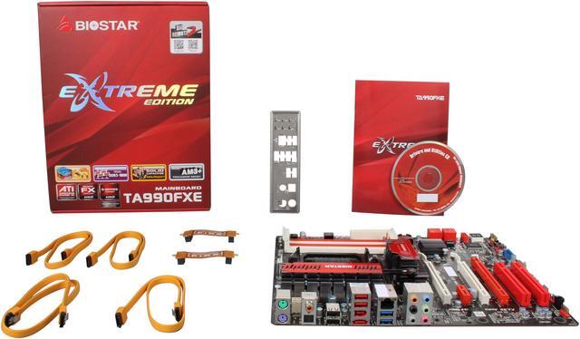 Alt view image 5 of 5 - BIOSTAR TA990FXE AM3+ AMD 990FX + SB950 USB 3.0 ATX AMD Motherboard with UEFI BIOS