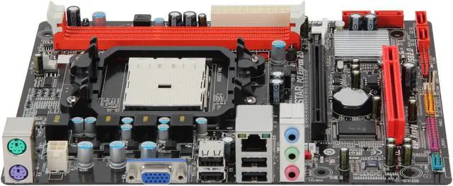 Alt view image 2 of 5 - BIOSTAR A55MLV FM1 AMD A55 (Hudson D2) Micro ATX AMD Motherboard
