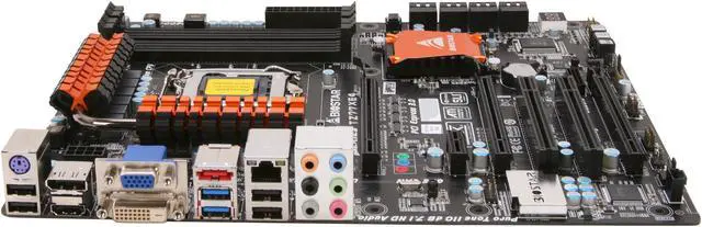 Alt view image 2 of 5 - BIOSTAR TZ77XE4 LGA 1155 Intel Z77 HDMI USB 3.0 ATX Intel Motherboard with UEFI BIOS