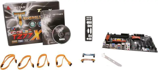 Alt view image 5 of 5 - BIOSTAR TZ77XE4 LGA 1155 Intel Z77 HDMI USB 3.0 ATX Intel Motherboard with UEFI BIOS