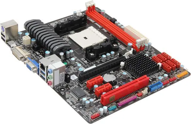 Main image of BIOSTAR TA75MH2 FM2 AMD A75 (Hudson D3) USB 3.0 HDMI Micro ATX AMD Motherboard