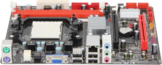 Alt view image 2 of 5 - BIOSTAR A780L3C AM3 Micro ATX AMD Motherboard