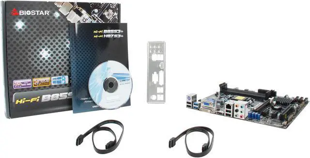 Alt view image 5 of 5 - BIOSTAR Hi-Fi B85S3+ Ver. 6.x LGA 1150 Intel B85 USB 3.0 Micro ATX Intel Motherboard