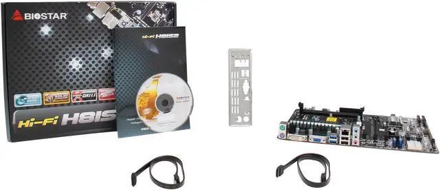 Alt view image 5 of 5 - BIOSTAR Hi-Fi H81S2 LGA 1150 Intel H81 USB 3.0 ATX Intel Motherboard