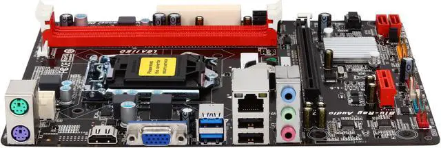 Alt view image 2 of 5 - BIOSTAR H81MHC LGA 1150 Intel H81 HDMI USB 3.0 Micro ATX Intel Motherboard
