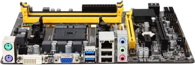 Alt view image 2 of 5 - BIOSTAR A88MQ FM2+ / FM2 AMD A88X (Bolton D4) USB 3.0 Micro ATX AMD Motherboard