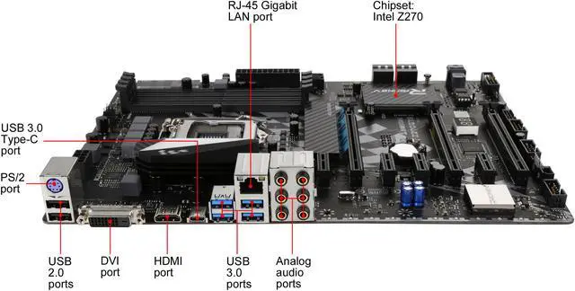 Alt view image 3 of 5 - BIOSTAR Z270GT6 LGA 1151 Intel Z270 HDMI USB 3.0 ATX Intel Motherboard