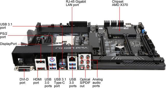 Alt view image 3 of 5 - BIOSTAR X370GT7 AM4 AMD X370 USB 3.1 HDMI ATX Motherboards - AMD
