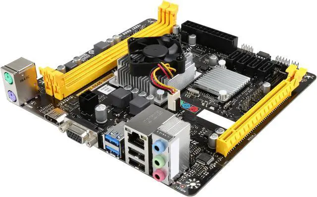 Main image of BIOSTAR A68N-5545 AMD A8-5545 (Quad core 1.7G, turbo 2.7G) Processor AMD A70M Mini ITX Motherboard / CPU Combo