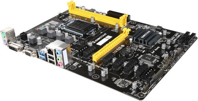 BIOSTAR H81A LGA 1150 Intel H81 SATA 6Gb/s USB 3.0 ATX Intel Motherboard  for Cryptocurrency Mining