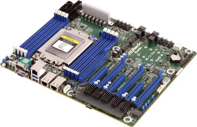 Main image of AsRock Rack EPYCD8-2T ATX Server Motherboard AMD EPYC 7002/7001 (Naples/Rome) Series SP3 LGA4094 Dual 10 GLAN