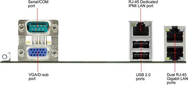 Alt view image 3 of 3 - ASRock Rack C3758D4U-2TP Micro ATX Server Motherboard 8 core SOC Dual 10 GLAN