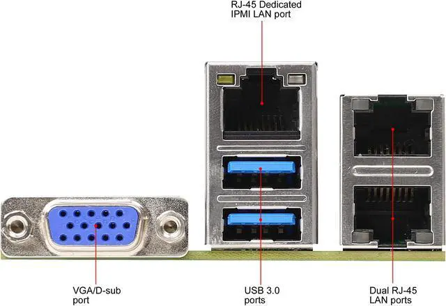 Alt view image 5 of 7 - ASRock Rack X299 WSI/IPMI Mini ITX Server Motherboard Single Socket R4(LGA 2066) Intel X299 IPMI Dual LAN