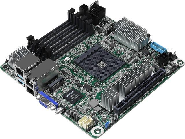 Alt view image 3 of 7 - AsRock Rack X570D4I-2T Mini-ITX Server Motherboard AM4 PGA 1331 X570 AMD Ryzen 3rd Generation Series Processors