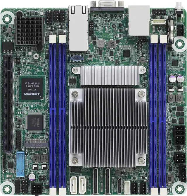 Main image of AsRock Rack EPYC3451D4I2-2T Mini-ITX Server Motherboard SP4 AMD EPYC Embedded 3451