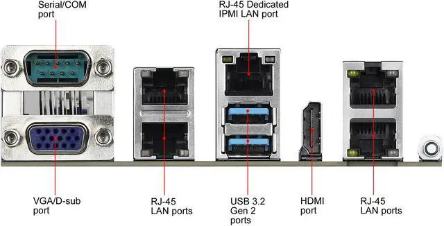 Alt view image 6 of 6 - AsRock Rack X570D4U-2L2T micro-ATX Server Motherboard AMD AM4 PGA 1331 Dual 10GLAN