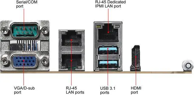 Alt view image 5 of 6 - AsRock Rack X570D4U micro-ATX Server Motherboard AMD AM4 PGA 1331 Dual GLAN