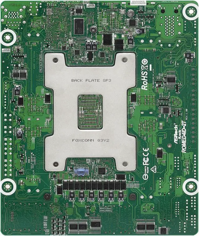 Alt view image 5 of 5 - AsRock Rack ROMED4ID-2T Proprietary (Deep mini-ITX) Server Motherboard Socket SP3