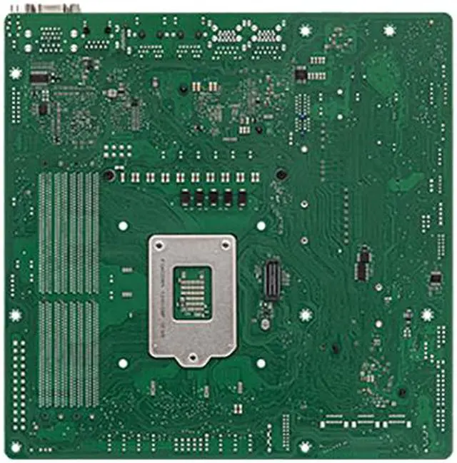 Alt view image 4 of 4 - AsRock Rack E3C256D4U-2L2T Micro ATX Server Motherboard Single Socket H5 (LGA1200) Intel C256