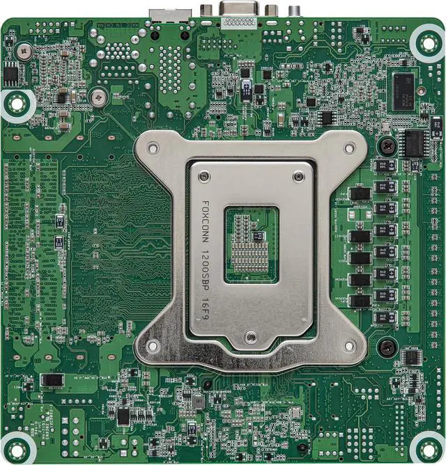 Alt view image 3 of 4 - AsRock Rack E3C256D4I-2T Mini ITX Server Motherboard,Supports Intel® Xeon® E-2300 and 10th Gen Intel® Pentium® Series Processors,Single Socket H5 (LGA1200),Intel® C256.