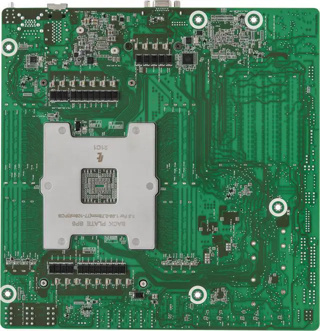 Alt view image 2 of 4 - AsRock Rack GENOAD8UD-2T/X550 Deep Micro-ATX Server Motherboard Single Socket SP5 (LGA 6096) AMD EPYC™ 9004 series processors Dual 10G Lan