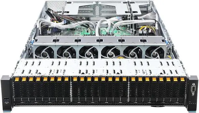 Main image of 2U Rackmount with 1+1, 80-PLUS Titanium, 2600W CRPS Dual Socket SP5 (LGA 6096), supports AMD EPYC™ 9005*/9004 (with AMD 3D V-Cache™ Technology) and 97x4 series processors