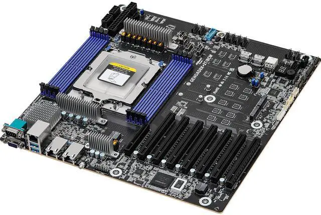 Alt view image 2 of 4 - ASRock Rack GENOAD8X-2T/BCM Motherboard
