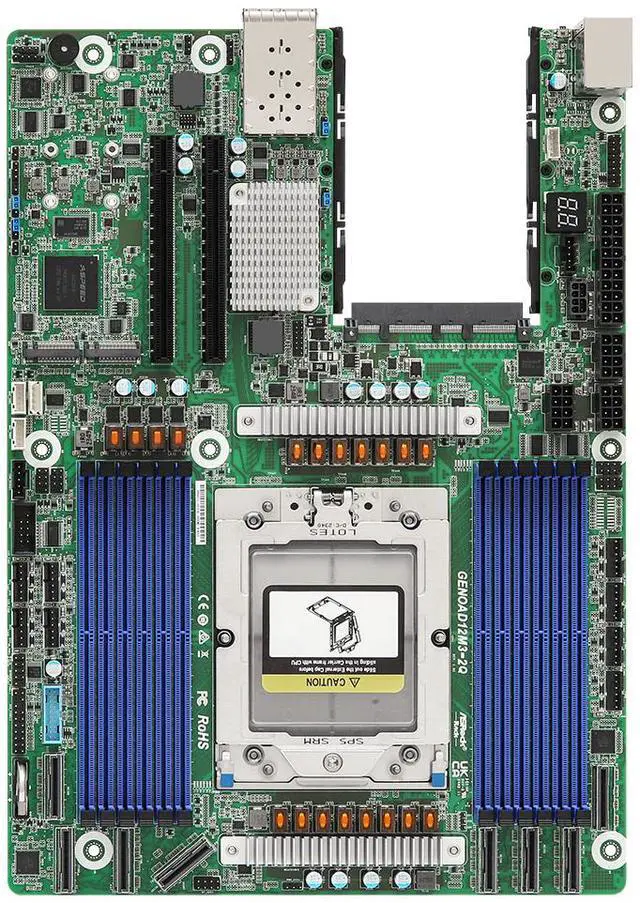 Main image of ASRock GENOAD12M3-2Q Server Motherboard - LGA 6096