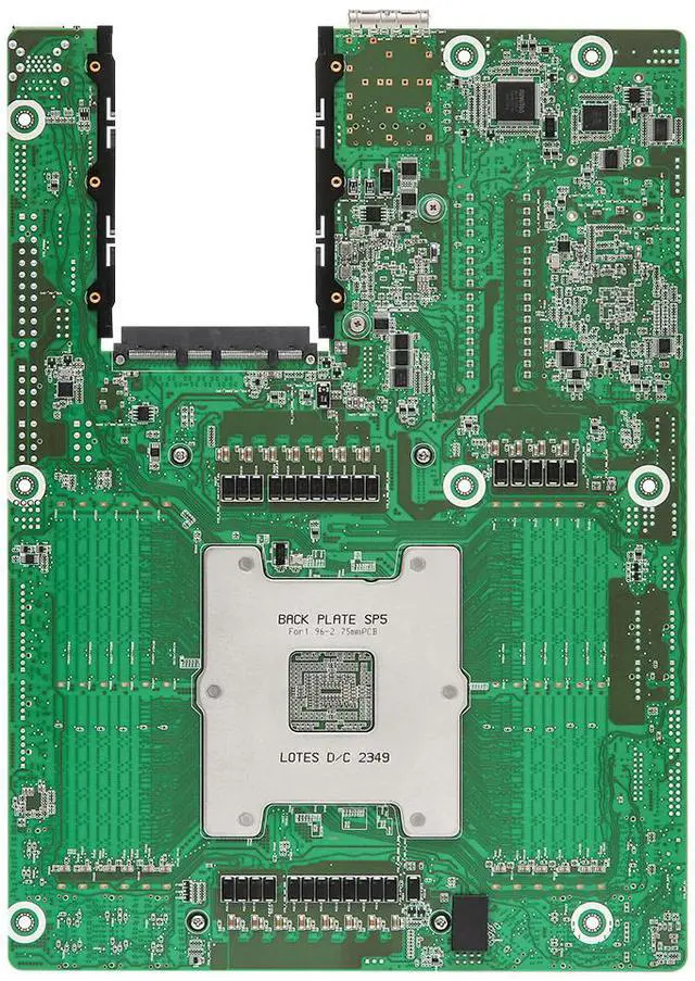 Alt view image 3 of 4 - ASRock GENOAD12M3-2Q Server Motherboard - LGA 6096