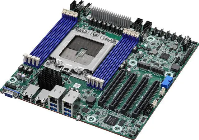 Alt view image 2 of 4 - ASRock Rack ALTRAD8UD-1L2T Deep Micro-ATX Server Motherboard Singel Socket (LGA 4926) Ampere Altra Max/Ampere Altra processors Dual 10G & 1G