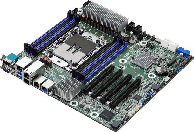 Alt view image 2 of 4 - ASRock Rack Server Motherboard W790D8UD-1L1N2T/BCM Deep Micro 2x 1GLan Single Socket V1 (LGA 1700) Intel Xeon E-2400 series